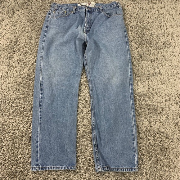 Levi's Other - Levis 505 Regular Fit Mens Jeans W38 L30 Light Wash Blue Denim Straight Leg